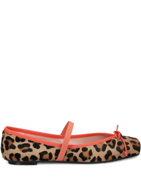 Pretty Ballerinas leopard-print Ballerina Shoes Brown FARFETCH