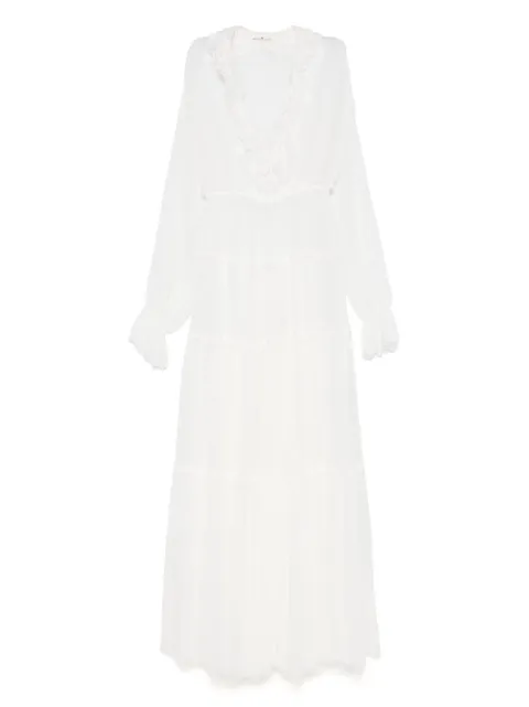 Ermanno Scervino vestido largo con detalle de volantes