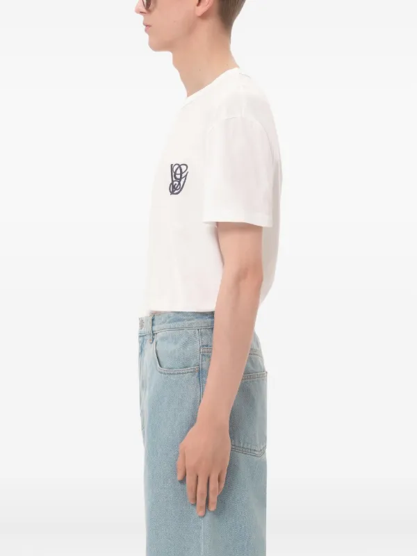VALENTINOのTシャツ♪ ★ エンブロイダリーTシャツ★ Valentino Garavani ロゴ エンブロイダリー クルーネック T