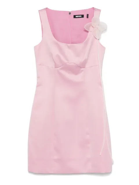 ROTATE BIRGER CHRISTENSEN satin flower mini dress