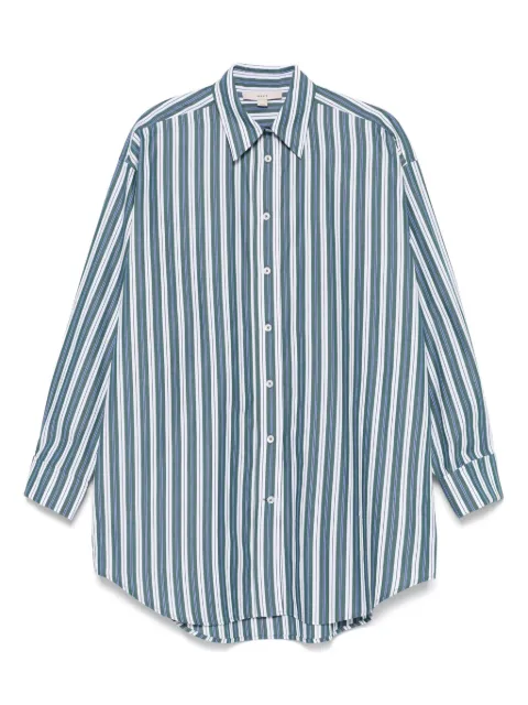 REMAIN camisa con rayas estampadas