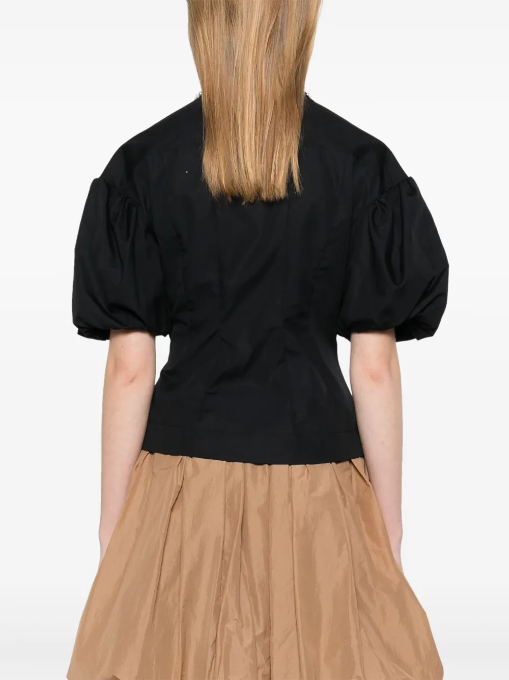 Simone Rocha Blouse verfraaid met parel Zwart