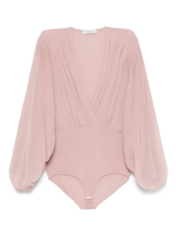 Philosophy Di Lorenzo Serafini Tulle Bodysuit | Pink | FARFETCH