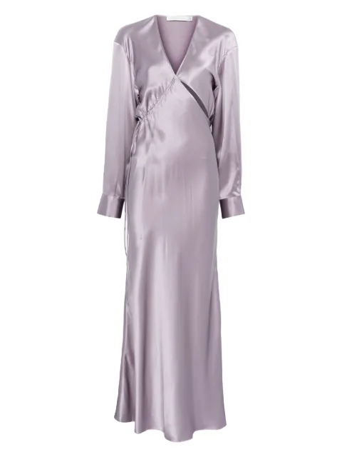 Christopher Esber cross-cut silk maxi dress