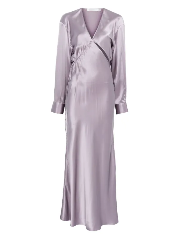 christopher esber cut out silk maxi dress Christopher Esber Cross-cut Silk Maxi Dress