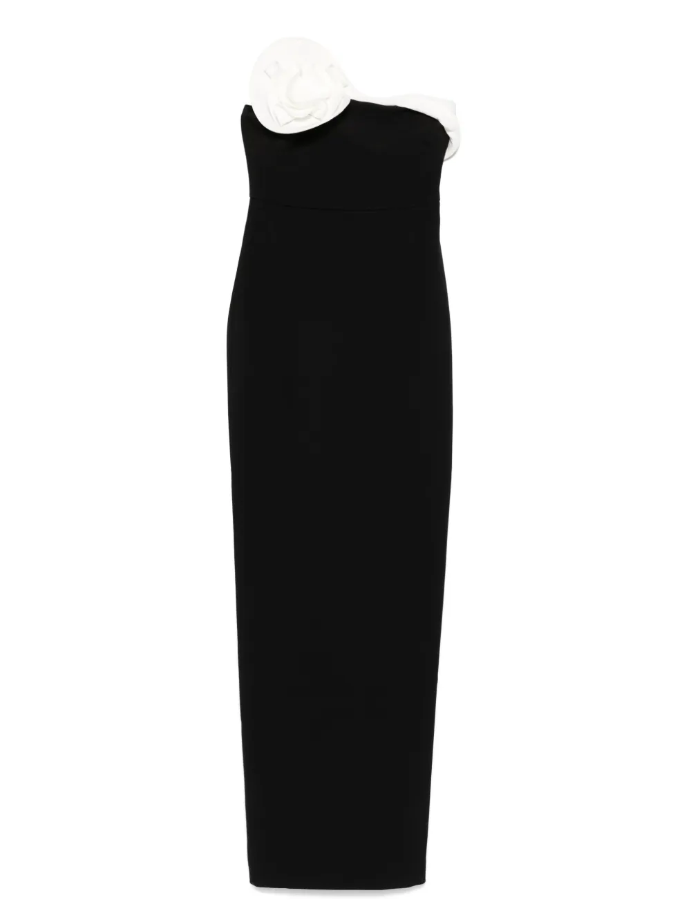 Roland Mouret Gedrapeerde maxi-jurk Zwart