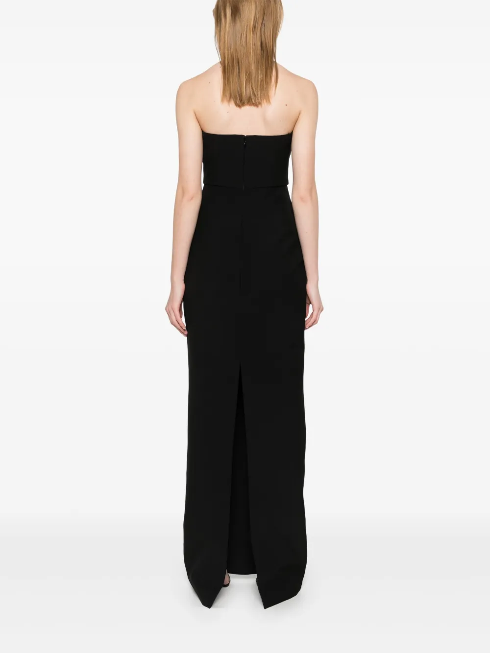 Roland Mouret Gedrapeerde maxi-jurk Zwart