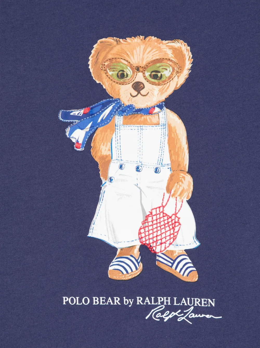 POLO RALPH LAUREN KIDS Polo Bear-motif T-shirt | Tops | Image 3
