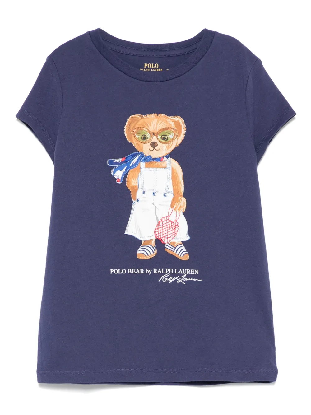 POLO RALPH LAUREN KIDS Polar Bear Tシャツ - ブルー POLO RALPH LAUREN KIDS Polar Bear Tシャツ - ブルー