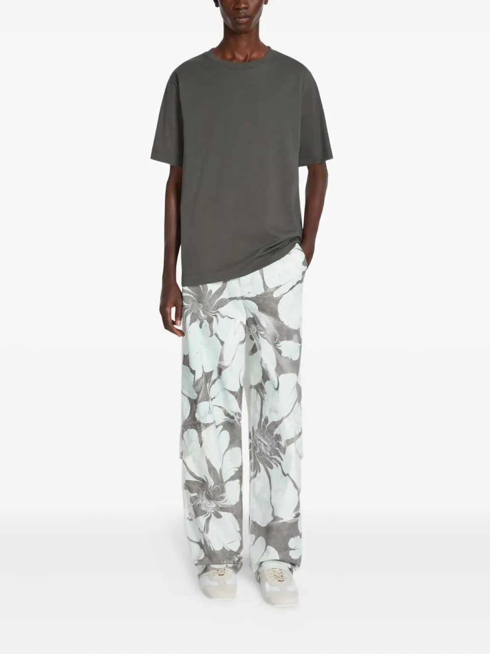 DRIES VAN NOTEN Suède sneakers Wit