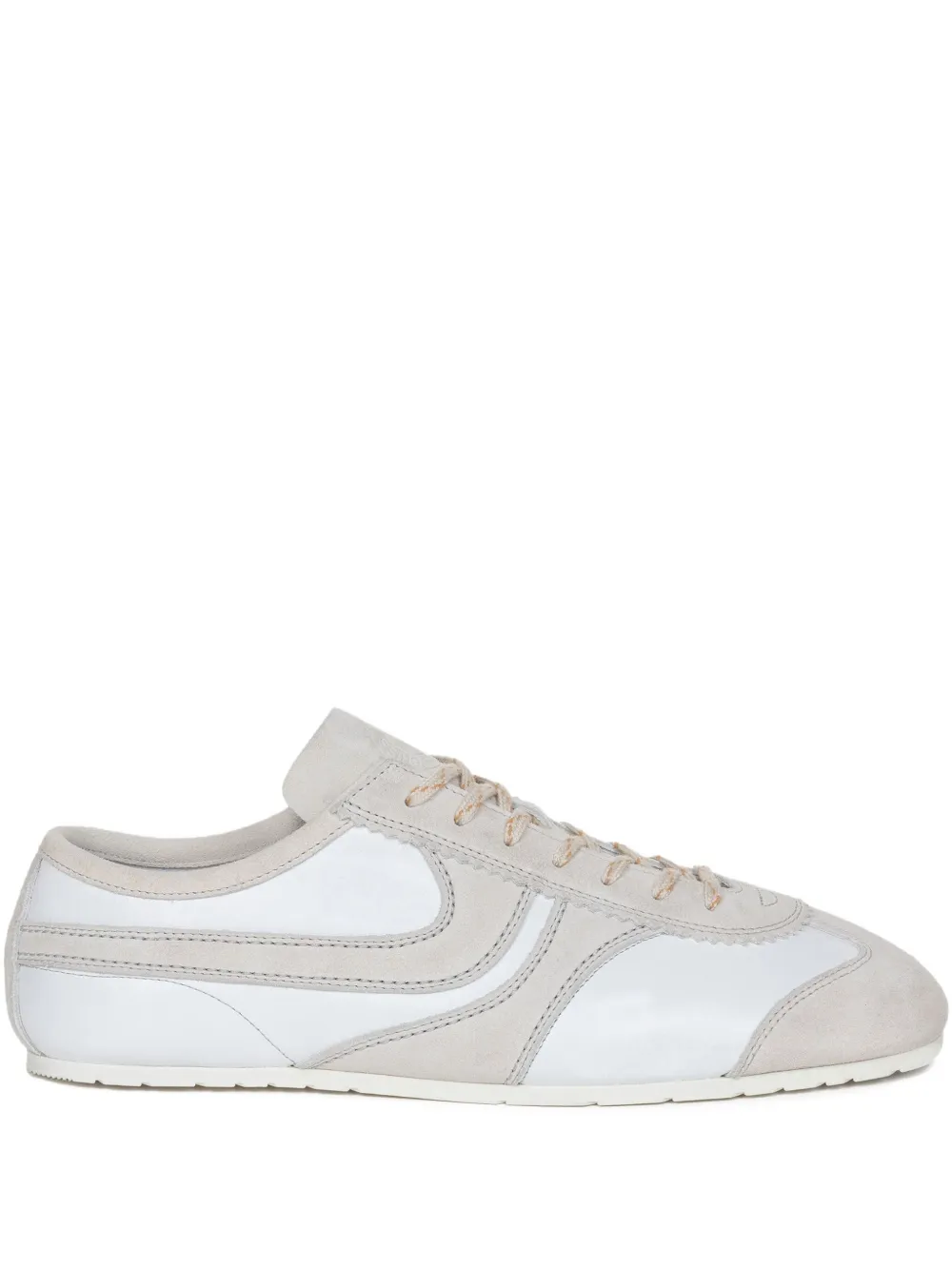 DRIES VAN NOTEN suede sneakers | White | Image 1