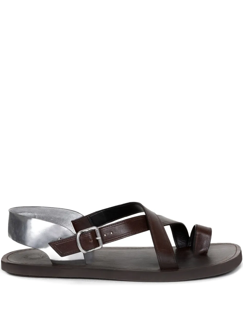 DRIES VAN NOTEN cross-strap sandals | Brown | Image 1