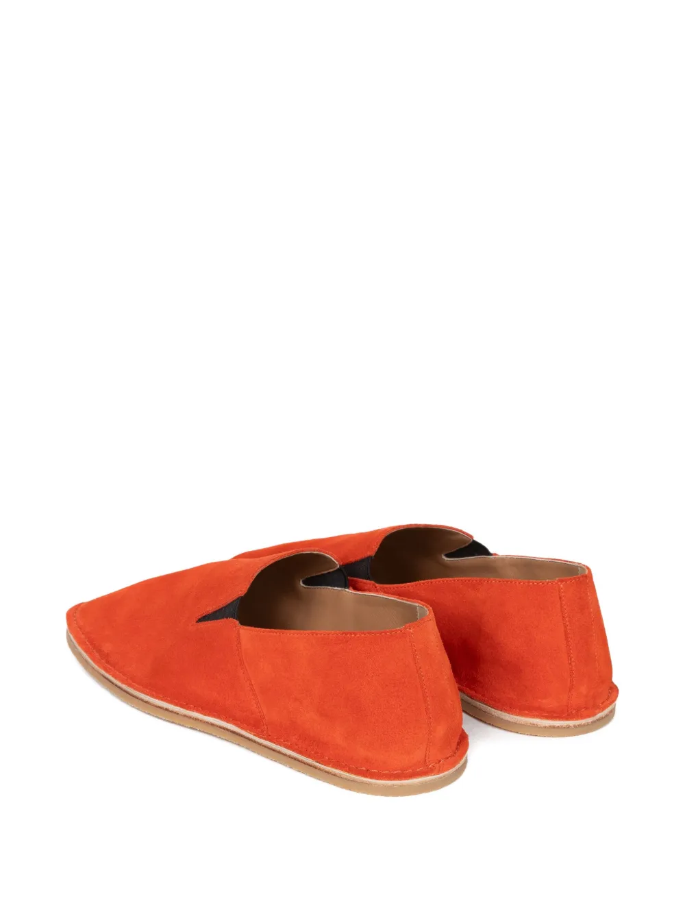 DRIES VAN NOTEN suede espadrilles Orange