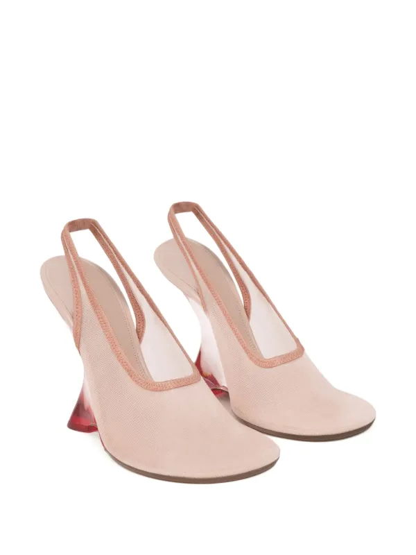 DRIES VAN NOTEN Slingback Wedge Pumps | Pink | FARFETCH