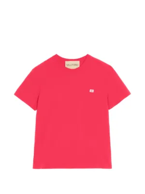 Valentino Garavani Vロゴ Tシャツ | レッド | FARFETCH JP