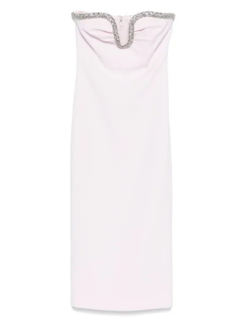 Roland Mouret sweetheart-embellished midi dress