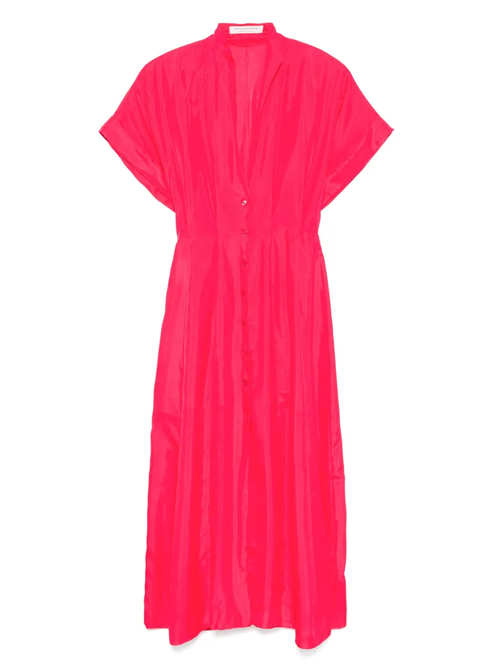 Philosophy Di Lorenzo Serafini Zijden midi-jurk Roze