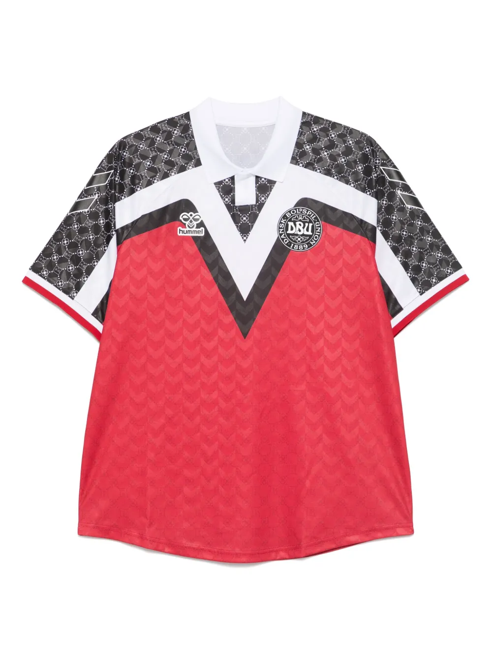logo-print polo top