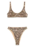 Oséree leopard-print bikini - Brown