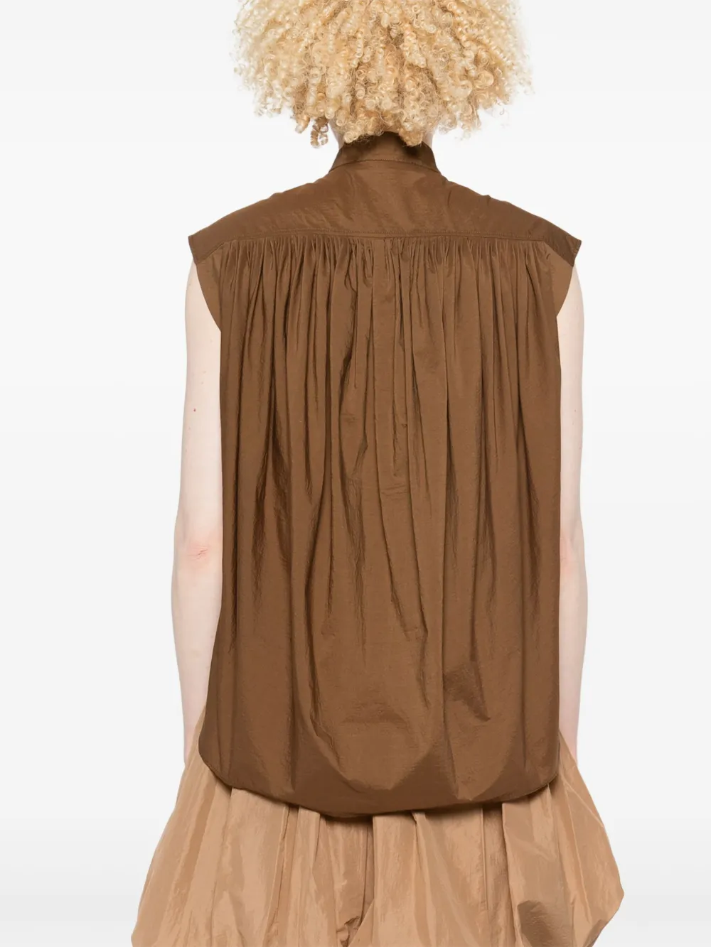 Philosophy Di Lorenzo Serafini Poplin Shirt In Brown