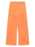 Alberta Ferretti cotton maxi skirt - Orange