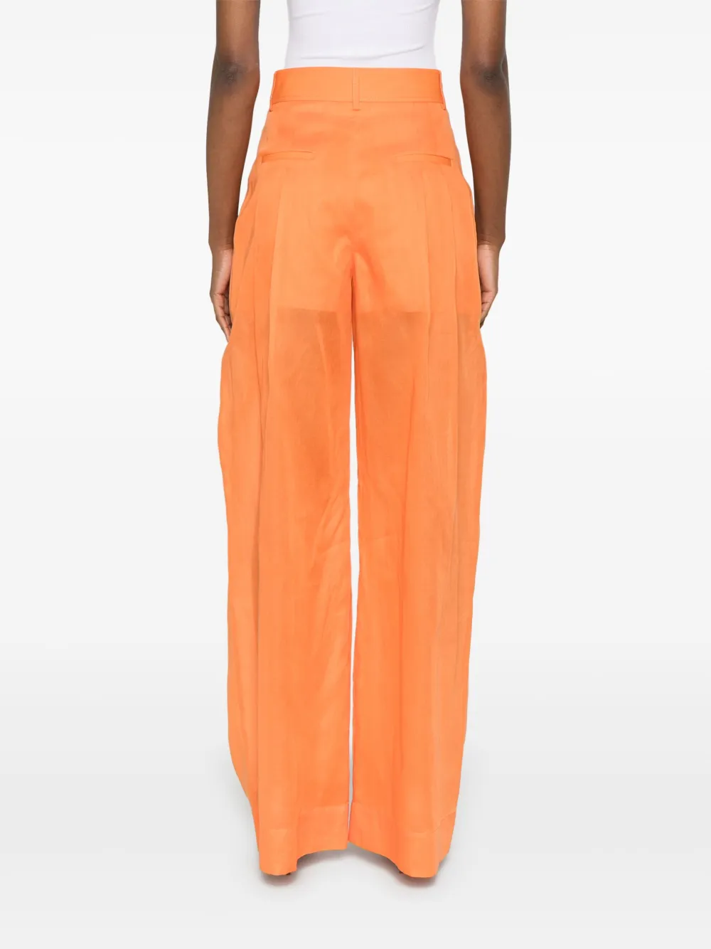 Alberta Ferretti Katoenen maxi-rok Oranje