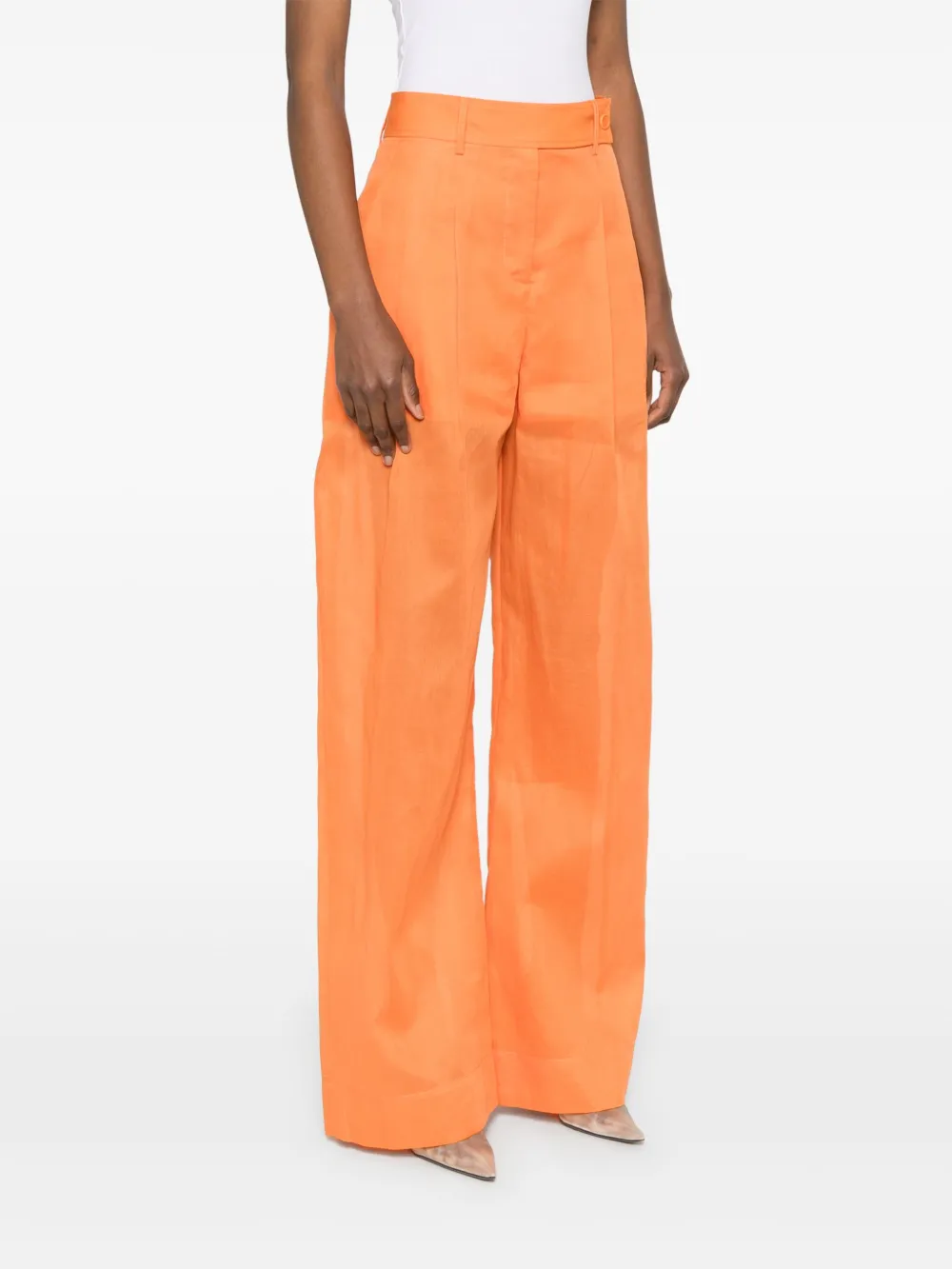 Alberta Ferretti Katoenen maxi-rok Oranje