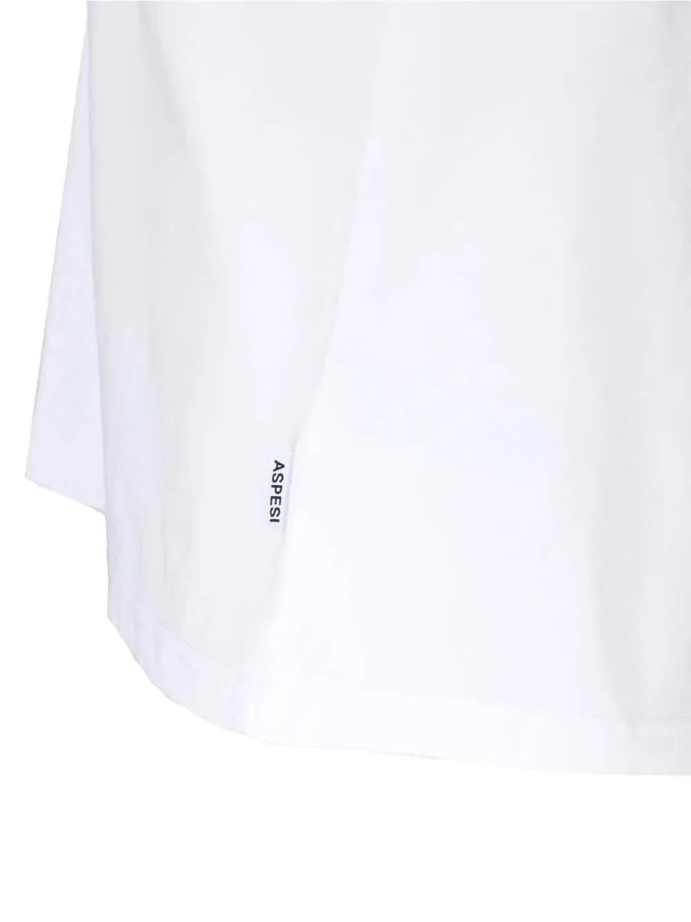 Aspesi Camicia In Jersey Di Cotone - Bianco In Weiss