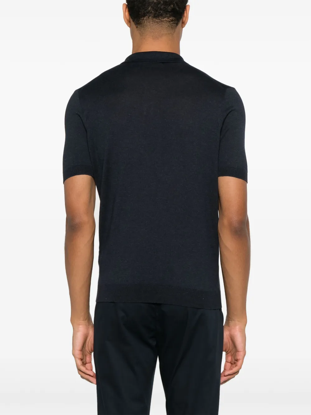 Tagliatore Keith T-shirt Blauw