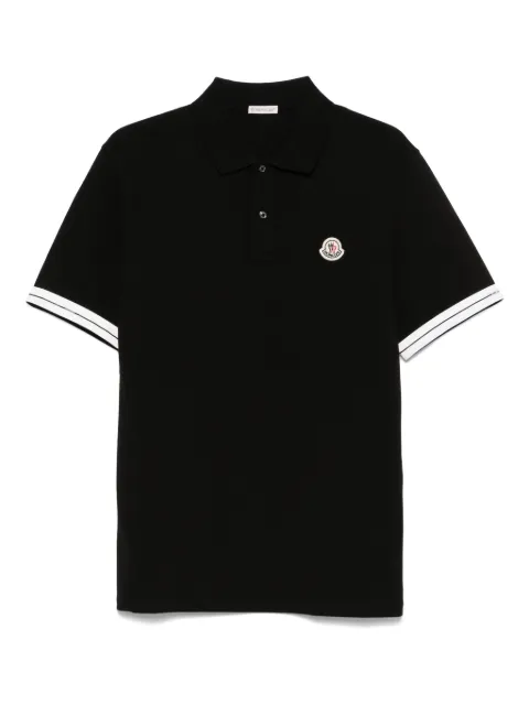 Moncler logo cotton polo shirt