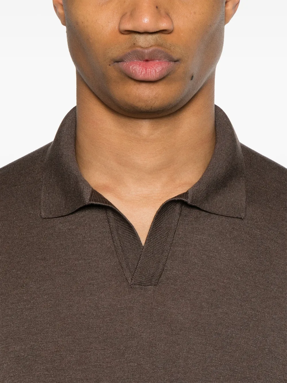 Shop Tagliatore Keith T-shirt In Braun