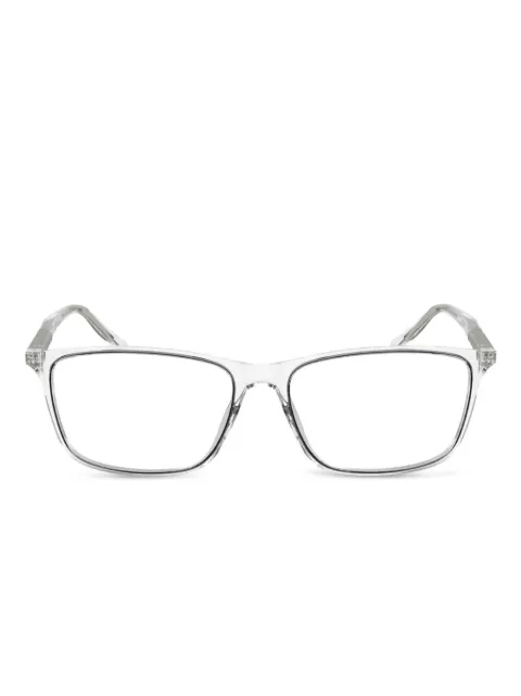 Calvin Klein clear rectangle-frame glasses