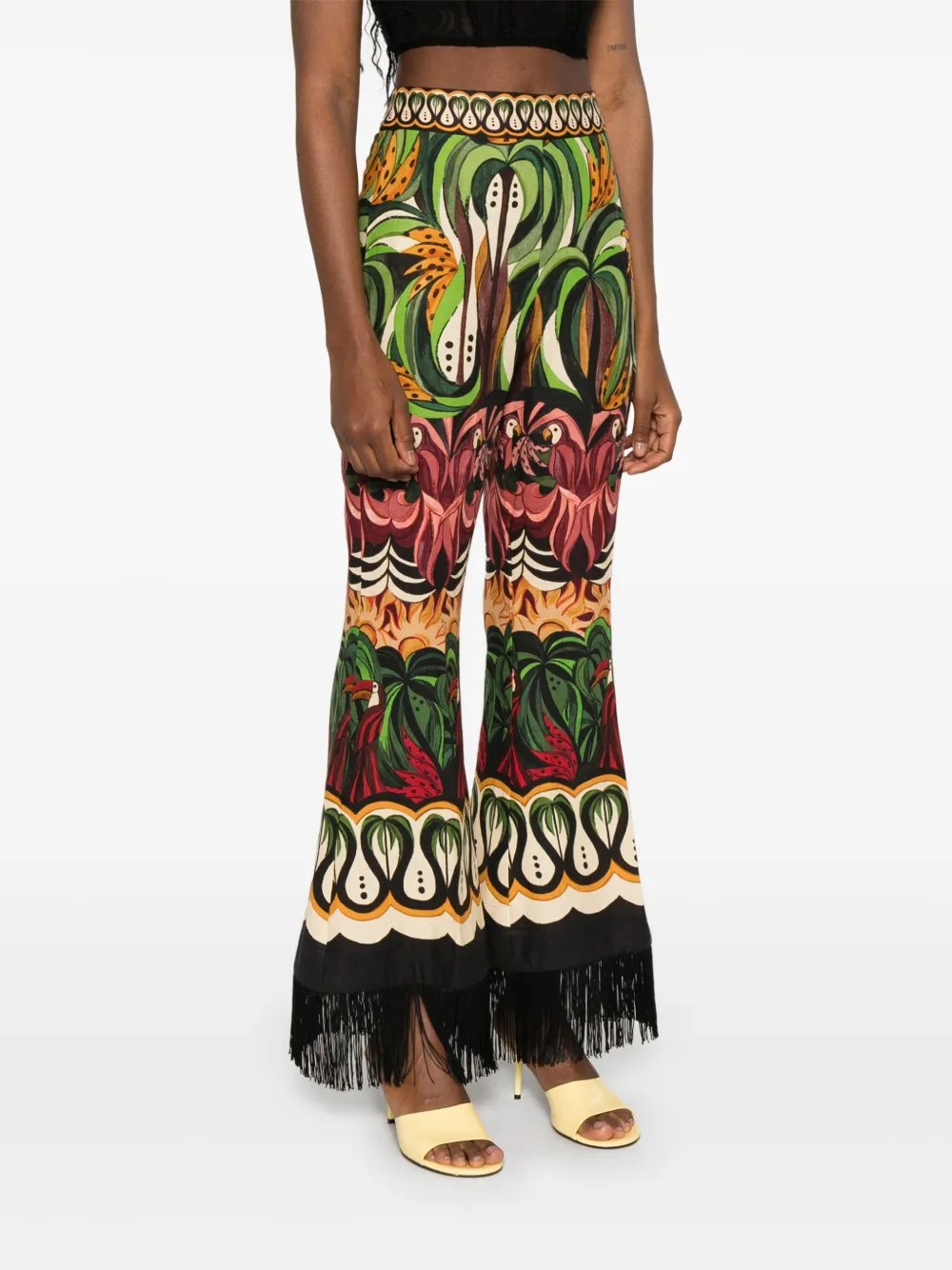 FARM RIO COCONUT TREE FLOW TROUSERS