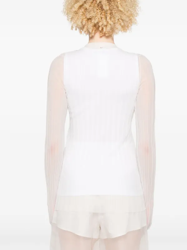 【Sportmax】関税込★”ACINO”★トップス Sportmax Acino トップ | ホワイト | FARFETCH JP