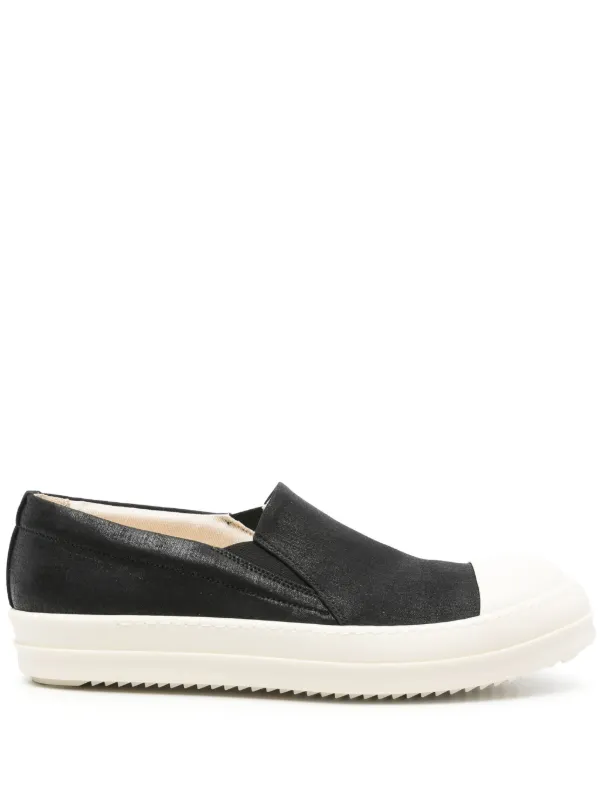 Rick Owens DRKSHDW Hollywood Boat Shoes Black FARFETCH