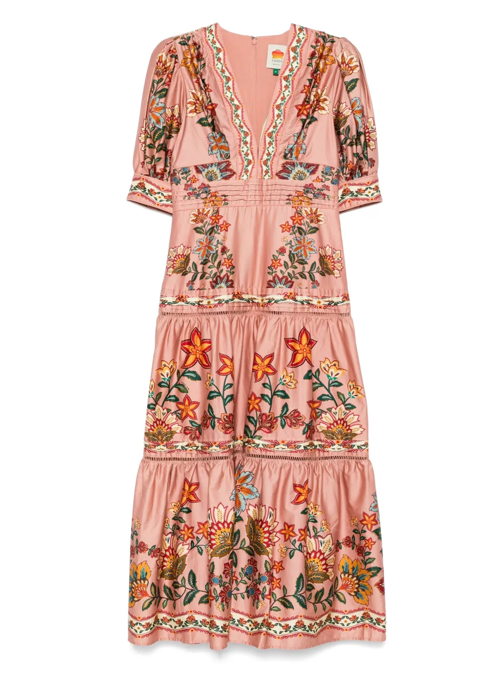 short-sleeve maxi dress