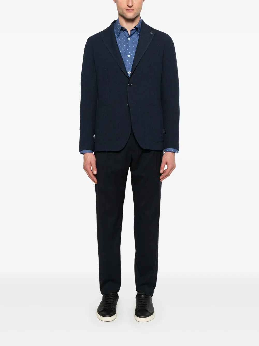 Tagliatore Broek met geplooid detail - Blauw