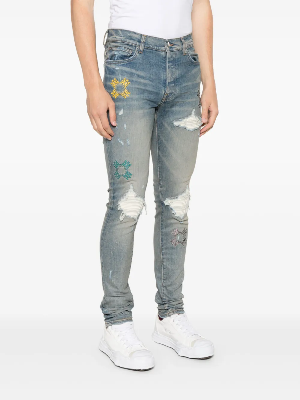 AMIRI MA Quad jeans Blauw