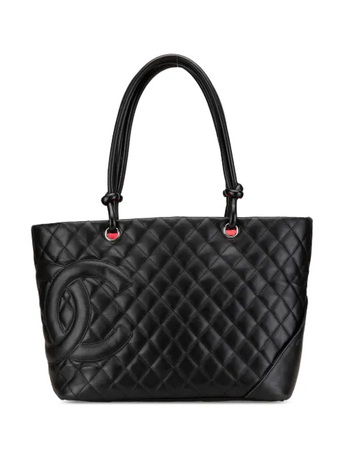 Grand sac porté épaule Cambon Ligne (2004-2005) - CHANEL Pre-Owned - Modalova