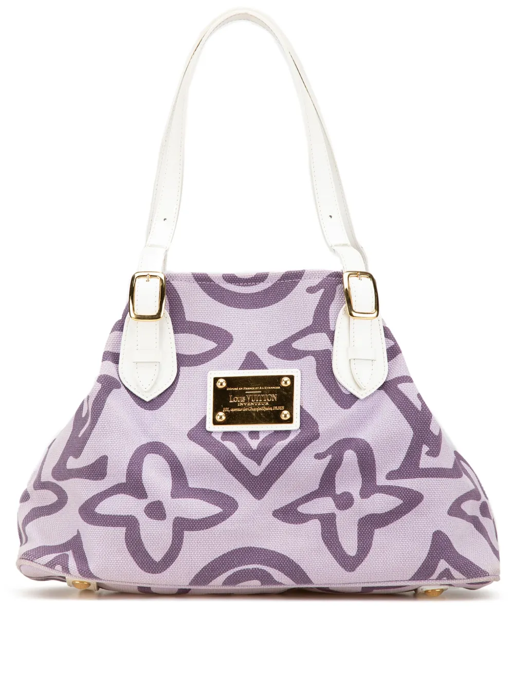 Louis Vuitton Pre-Owned 2008 モノグラム タヒチエンヌ カバ PM ハンドバッグ - パープル Louis Vuitton Pre-Owned 2008 モノグラム タヒチエンヌ カバ PM ハンドバッグ - パープル