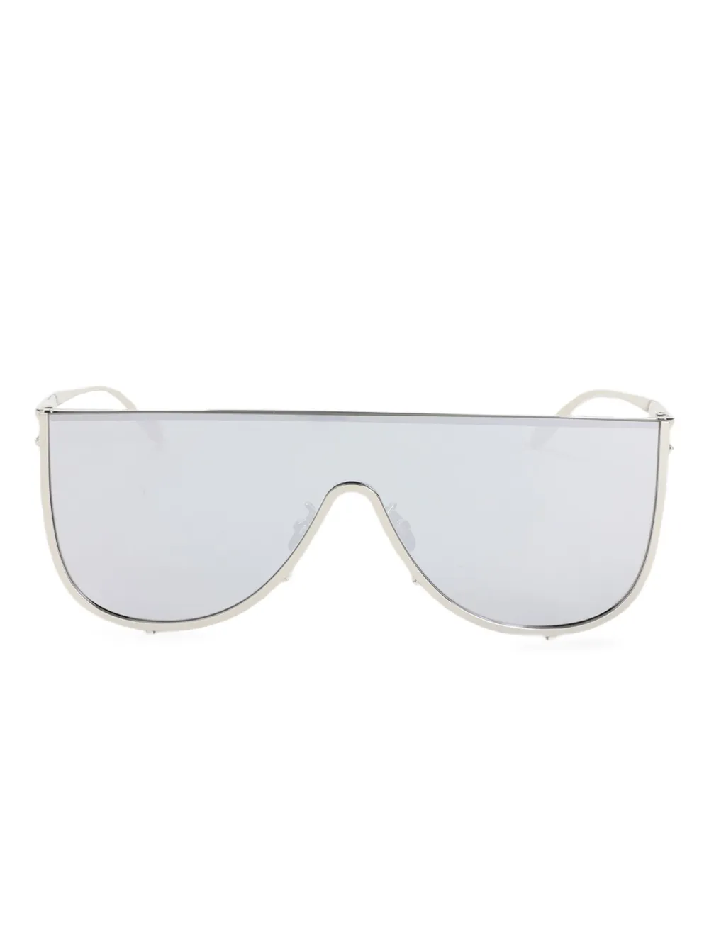 Alaïa shield-frame sunglasses | Silver | Image 1