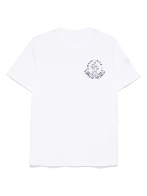 Moncler playera con logo estampado