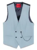 HUGO panelled waistcoat - Blue
