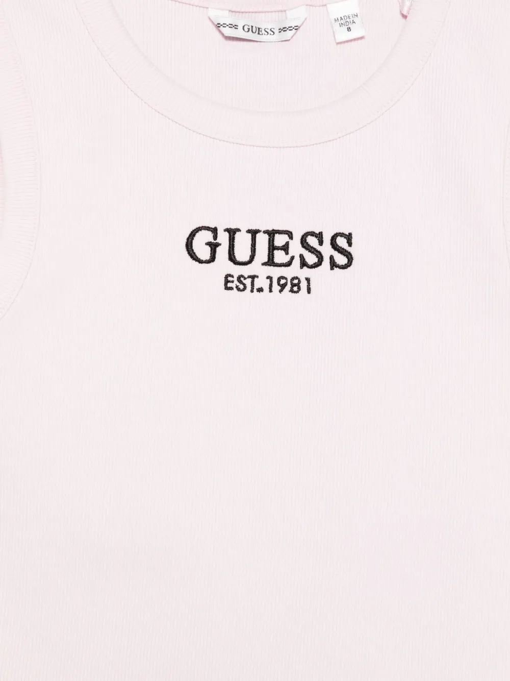 guess kids T-shirt met geborduurd logo Wit