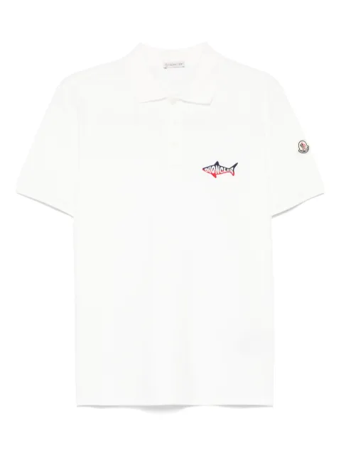 Moncler polo à patch logo