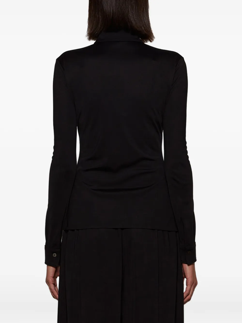 The Row Imano Jersey Shirt In Black