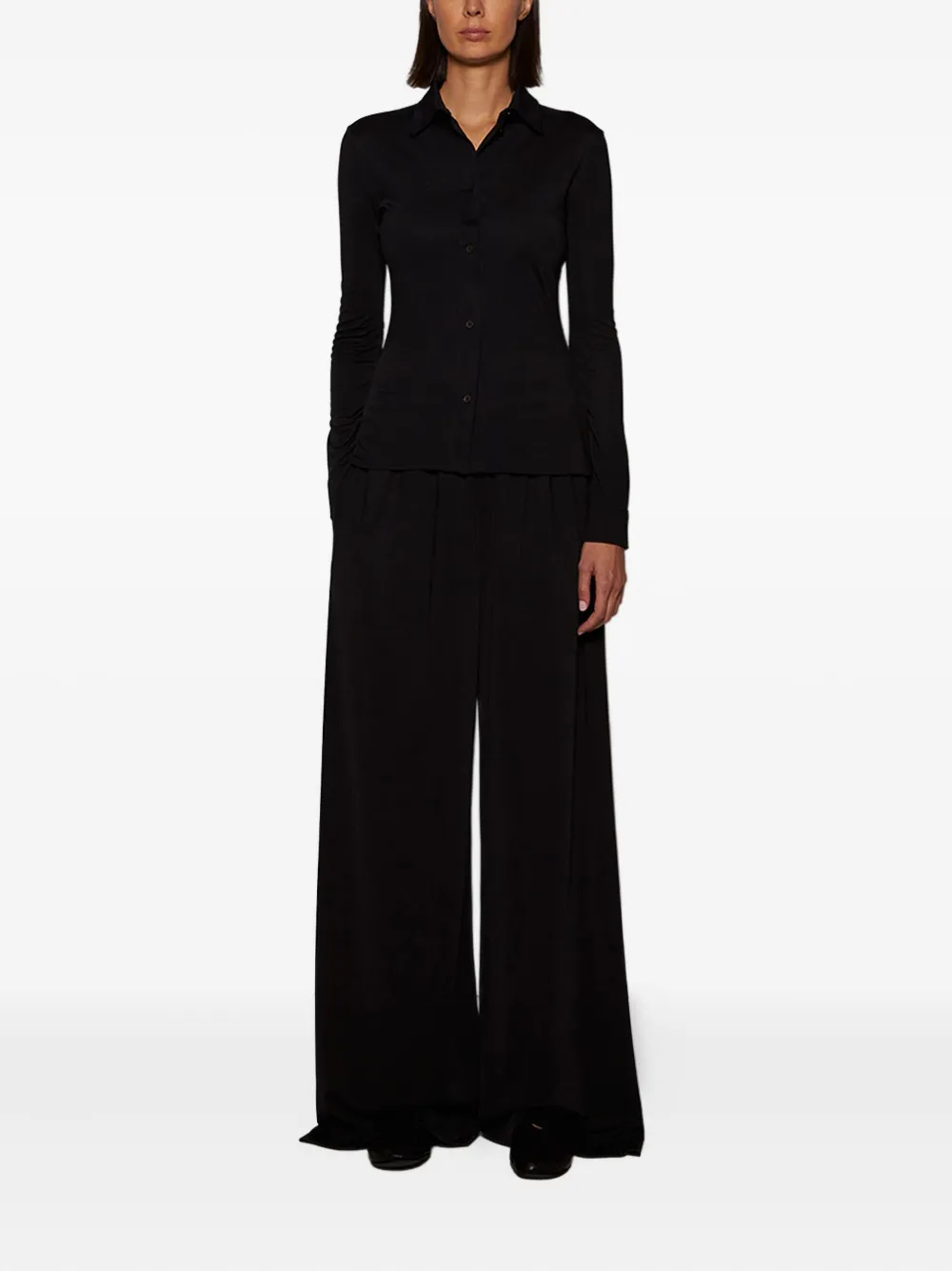 The Row Imano Jersey Shirt In Black