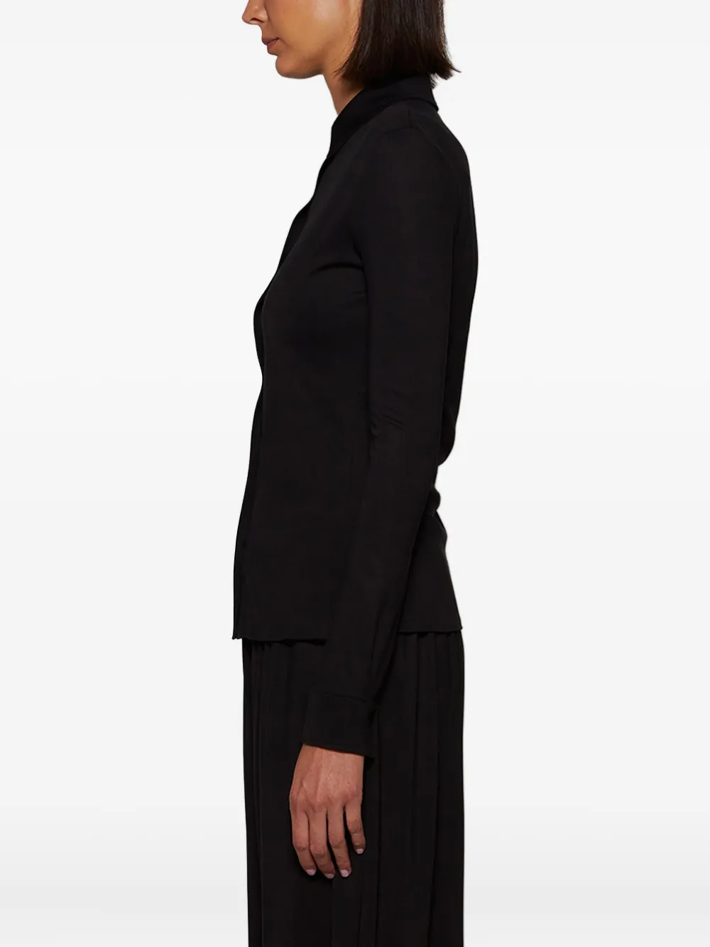 The Row Imano Jersey Shirt In Black