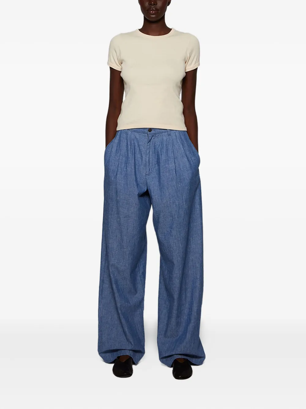 The Row Torya Short-sleeve T-shirt In Neutral