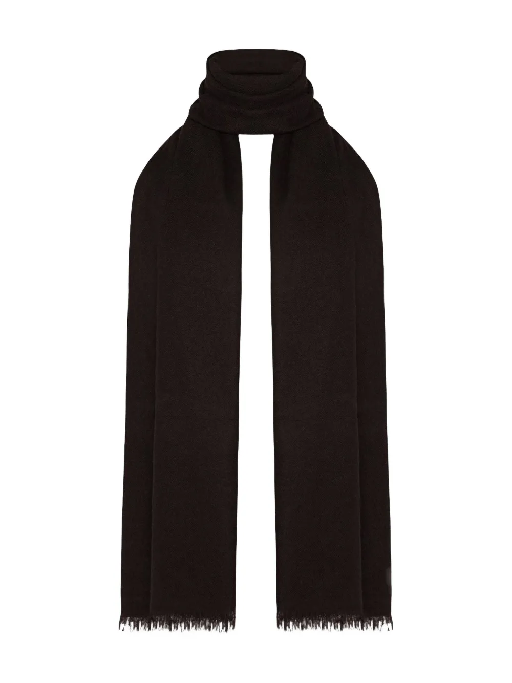 The Row Lentia fringed scarf | Brown | Image 1